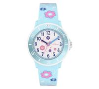 s.Oliver Children's Watch - Round - Blue - 38 mm - Plastic Watch with Quartz Movement on Silicone Strap with Pin Buckle - Analogue Watch - 5 ATM Waterproof - Scratch-Resistant