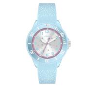 s.Oliver Children's Watch - Round - Blue - 38 mm - Plastic Watch with Quartz Movement on Silicone Strap with Pin Buckle - Analogue Watch - 5 ATM Waterproof - Scratch-Resistant
