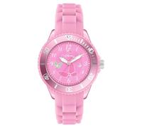 s.Oliver Children's Watch - Round - Pink - 38 mm - Plastic Watch with Quartz Movement on Silicone Strap with Pin Buckle - Analogue Watch - 5 ATM Waterproof - Scratch-Resistant