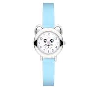 s.Oliver Children's Watch - Round - Silver - 25 mm - Metal Watch with Quartz Movement on Silicone Strap with Pin Buckle - Analogue Watch - 3 ATM Waterproof - Scratch-Resistant