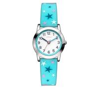 s.Oliver Children's Watch - Round - Silver - 27 mm - Metal Watch with Quartz Movement on Silicone Strap with Pin Buckle - Analogue Watch - 3 ATM Waterproof - Scratch-Resistant