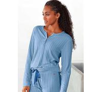 s.Oliver Cosy Lounge Long Sleeve Top Dusty Blue