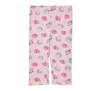 s.Oliver Cotton Blend Capri Leggings with All-Over Print, Pale Pink, 110