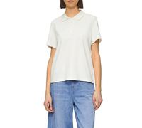 s.Oliver Cotton Blend Pique Polo Shirt, Wool White, 18
