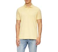 s.Oliver Cotton Pique Polo Shirt, Light Yellow, S