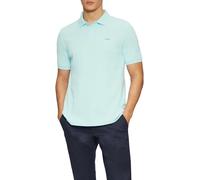 s.Oliver Cotton Pique Polo Shirt, Ocean Green, L