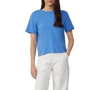 s.Oliver Cropped Interlock Jersey T-Shirt, Blue, 18