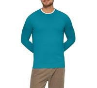 s.Oliver Embroidered Logo Cotton Jumper Turquoise