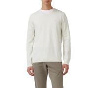 s.Oliver Embroidered Logo Knitted Jumper, Wool White, L