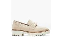 s.Oliver Faux Leather Penny Loafers Beige