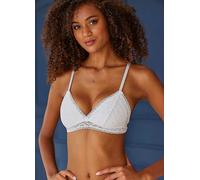 s.Oliver Floral Lace Bralette White