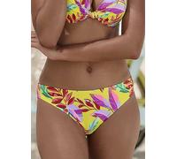 s.Oliver Floral Low Leg Bikini Briefs Yellow Floral