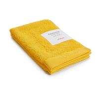 s.Oliver Guest Towel 30x50 cm - 100% Cotton, 600 g/m², soft & absorbent, Guest Towel yellow