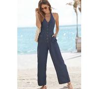 s.Oliver Halterneck Jumpsuit Dark Blue