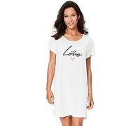s.Oliver Heart Print Nightie Black