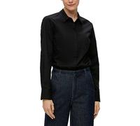 s.Oliver Hidden Button Placket Shirt Black