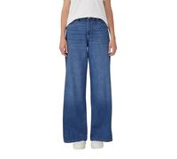 s.Oliver Jeans Suri/Regular Fit/High Rise/Wide Leg, Blue, 44W x 30L