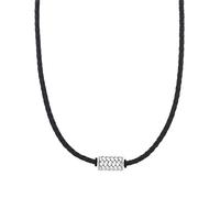 s.Oliver Jewel Kids And Teens Necklace Leather Stainless Steel Boys 2031537