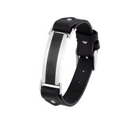 S.oliver Jewel Men Bracelet Identity Bracelet Leather Stainless Steel 2035966