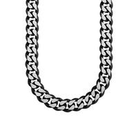 S.Oliver Men's Necklace Link Chain Stainless Steel Black SO1206/1 - 508407