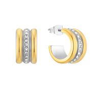S.oliver Jewel Women Earrings Creoles Stainless Steel Bicolor 2036835