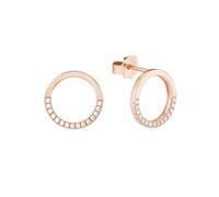 S.Oliver Jewel Women Earrings Ear Studs Silver Zirconia Rosegold 2026069