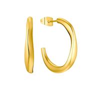 S.Oliver Jewel Women Earrings Hoops Stainless Steel IP Gold 2033900