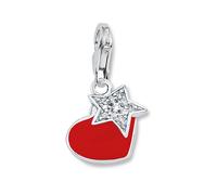 S.Oliver Jewel Women Pendant Charm Silver Heart Zirconia SOCHA/216 - 465069