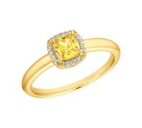 S.oliver Jewel Women's Ring Silver 925 Gold Zirconia Yellow White 203783