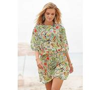 s.Oliver Leaf Print Beach Dress Green Print