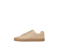 s.Oliver Leather Lace-Up Sneaker, 8100 Beige, 8 UK