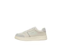 s.Oliver Leather Sneaker with Platform Sole, 95d0 beige, 42 EU