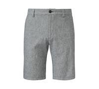 s.Oliver Linen Blend Bermuda Shorts Straight Leg