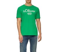 s.Oliver Logo Print T-Shirt, Green, XL