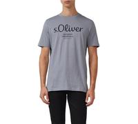 s.Oliver Logo Print T-Shirt, Grey 95d1, L