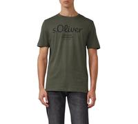 s.Oliver Logo Print T-Shirt, Olive 79d1, L