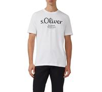 s.Oliver Men's 2139909 T-Shirt, White 01d1, XL