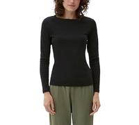 s.Oliver Long Sleeve with Ribbed Structure in Navy, Black, 20