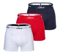 S.oliver Men Boxer Shorts, 3 Pack - Boxer Brief, Cotton Stretch