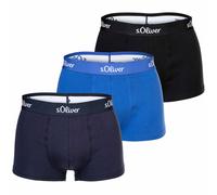 S.oliver Men Boxer Shorts, 3 Pack - Trunks, Hipsters, Cotton Stretch