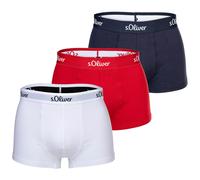 S.oliver Men Boxer Shorts, 3 Pack - Trunks, Hipsters, Cotton Stretch