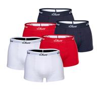 S.oliver Men Boxer Shorts, 6 Pack - Trunks, Hipsters, Cotton Stretch