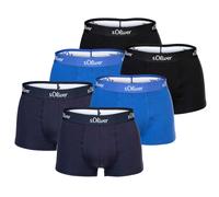 S.oliver Men Boxer Shorts, 6 Pack - Trunks, Hipsters, Cotton Stretch