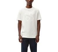 s.Oliver Men's 2117806 Short-Sleeved T-Shirt, White 02D1, M