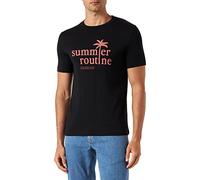 s.Oliver Men's 2131366 Short-Sleeved T, Black 99D2, L