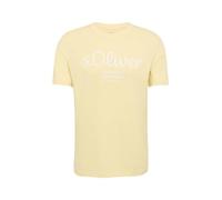 s.Oliver Men's 2139909 Logo Shirt, Vanilla, 3XL