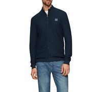 s.Oliver Men's 2160131 Cardigan with Logo Patch, 5978, L