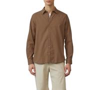 s.Oliver Men's 2163061 Shirt Long Sleeve, Sandstone, XXL