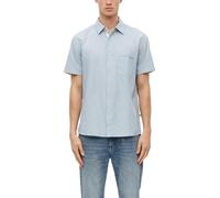 s.Oliver Men's 2180685 Short-Sleeved Shirt (Pack of 1), Turquoise, S