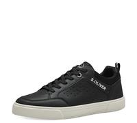 s.Oliver Men's 5-13626-42 Sneaker, Black Structure, 9.5 UK